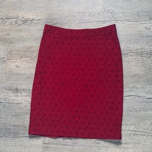 EUC J. Crew Floral Pencil Skirt